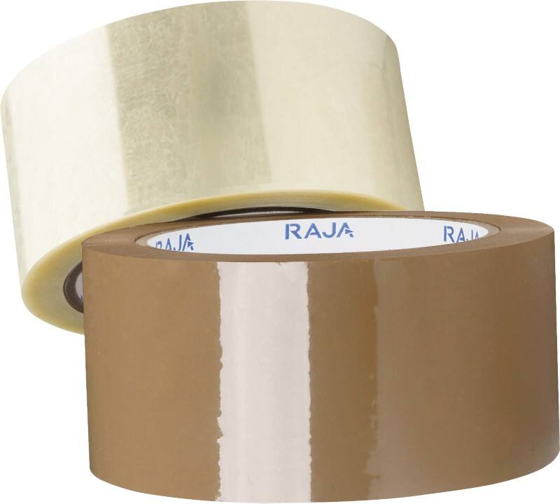 RAJA Packaging Tape Transparent 48 mm (W) x 66 m (L) PP (Polypropylene) P48NLC
