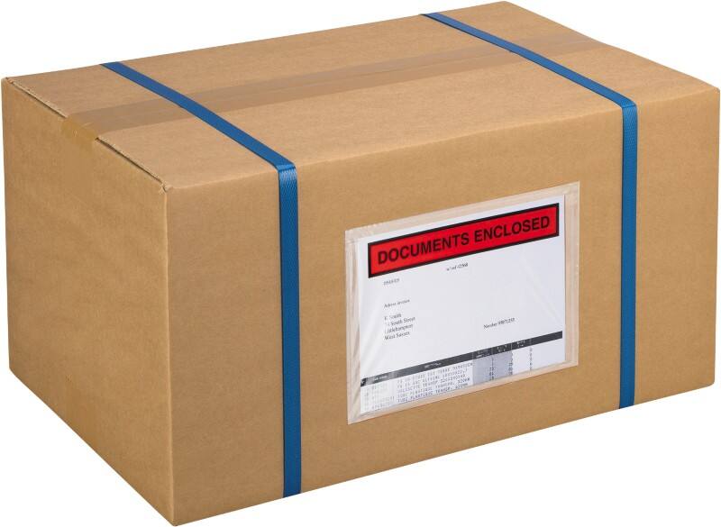 RAJA Self Seal Document Enclosed Envelopes C7 Transparent 10 (W)x 11.3 (H) cm Pack of 1000