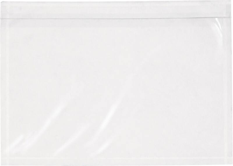 RAJA Self Seal Document Enclosed Envelopes C7 Transparent 10 (W) x 11.3 (H) cm Pack of 1000
