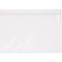 RAJA Self Seal Document Enclosed Envelopes C7 Transparent 10 (W) x 11.3 (H) cm Pack of 1000