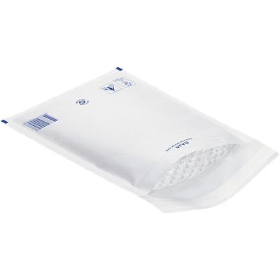RAJA Padded Envelopes White Plain 180 (W) x 260 (H) mm Peel and Seal 75 gsm Recycled 50% Pack of 100