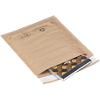 RAJA Padded Envelopes Brown Plain Paper 225 (W) x 182 (H) mm Peel and Seal 70 gsm Pack of 100