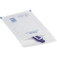 RAJA Padded Envelopes White Plain 100 (W) x 160 (H) mm Peel and Seal 75 gsm Recycled 50% Pack of 200