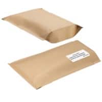 RAJA Mailing Bag Brown Plain Kraft Paper 440 (W) x 280 (H) mm Peel and Seal 125 gsm Pack of 250