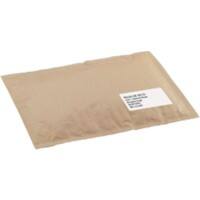 RAJA Padded Envelopes Brown Plain Paper 365 (W) x 285 (H) mm Peel and Seal 70 gsm Pack of 50