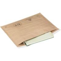 RAJA Padded Envelopes Brown Plain Paper 335 (W) x 460 (H) mm Peel and Seal 70 gsm Pack of 50
