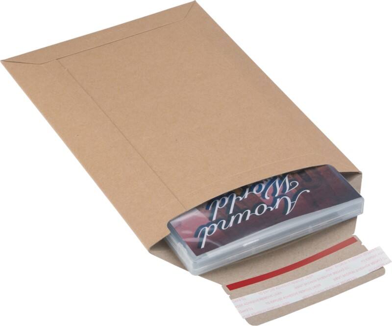 RAJA Board Back Envelopes Board 265 (W) x 210 (H) mm Brown Pack of 100