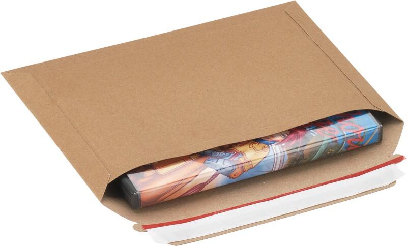 RAJA Board Back Envelopes Cardboard 180 (W) x 164 (H) mm Brown Pack of 100