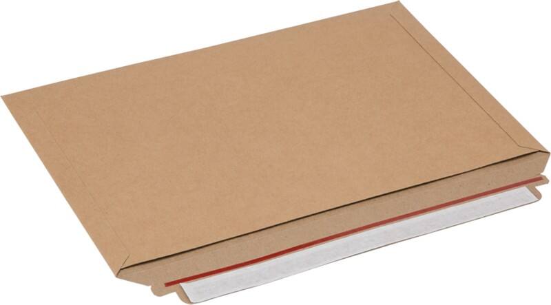 RAJA Board Back Envelopes Cardboard 334 (W) x 234 (H) mm Brown Pack of 100