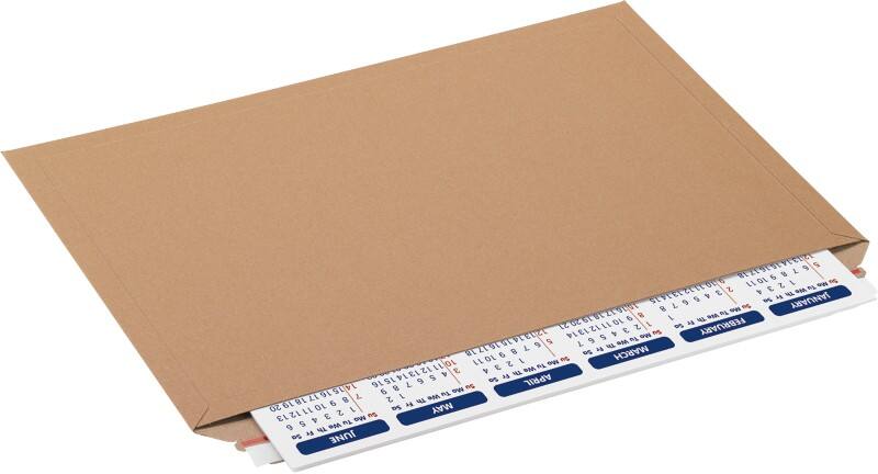 RAJA Board Back Envelopes Cardboard 458 (W) x 328 (H) mm Brown Pack of 75