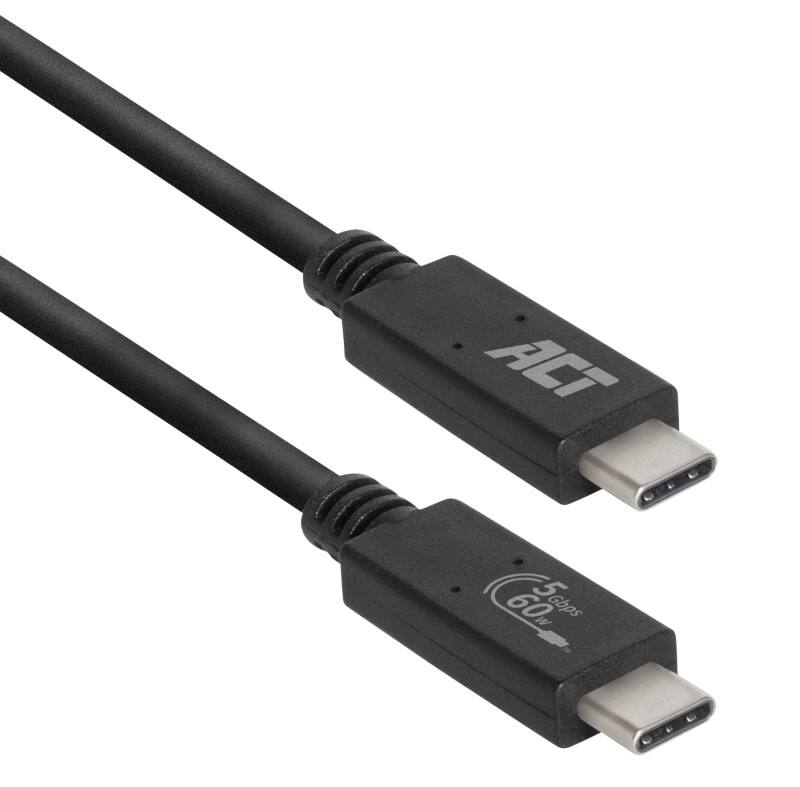 ACT USB-C Cable AC7402 Black 2 m