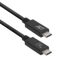 ACT USB-C Cable AC7431 Black 1 m