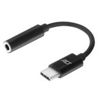 ACT USB-C Male Adapter Cable 3.5 mm Female AC7380 Black 110 mm