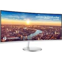Samsung 86.4 cm (34") QLED Desktop Monitor CJ791 Grey  LC34J791WTRXXU