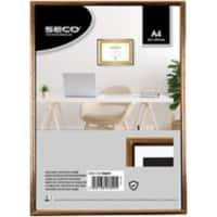 Seco A4 Picture Frame Black, Gold BGA4PS 22 (W) x 30.8 (D) x 1.9 (H) cm