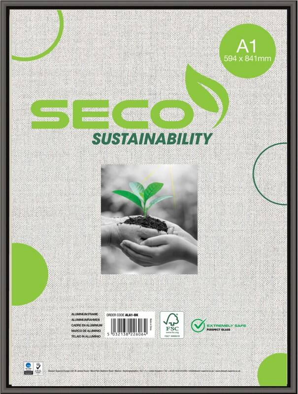 Seco A1 Picture Frame ALA1-BK 60.4 (W) x 2.1 (D) x 85 (H) cm ALA1-BK