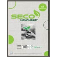 Seco Picture Frame ALA1-BK A1 Black 604 x 21 x 850 mm