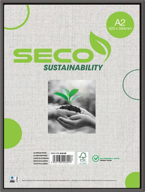 Seco A2 Picture Frame ALA2-BK 43 (W) x 2.1 (D) x 60.4 (H) cm ALA2-BK