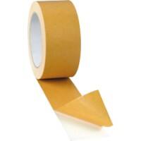 RAJA Double Sided Tape White 50 mm (W) x 25 m (L) PP (Polypropylene) Pack of 18