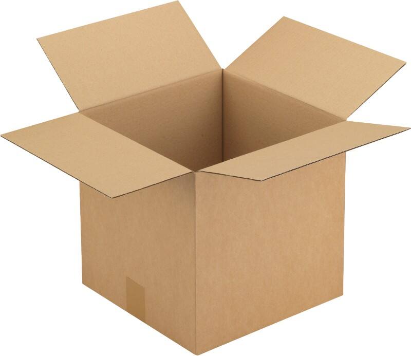 RAJA Corrugated Box Single Wall Corrugated Cardboard 300 (W) x 300 (D) x 300 (H) mm Brown Pack of 25