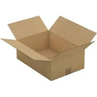 RAJA Corrugated Box Single Wall Corrugated Cardboard 300 (W) x 150 (D) x 430 (H) mm Brown Pack of 25