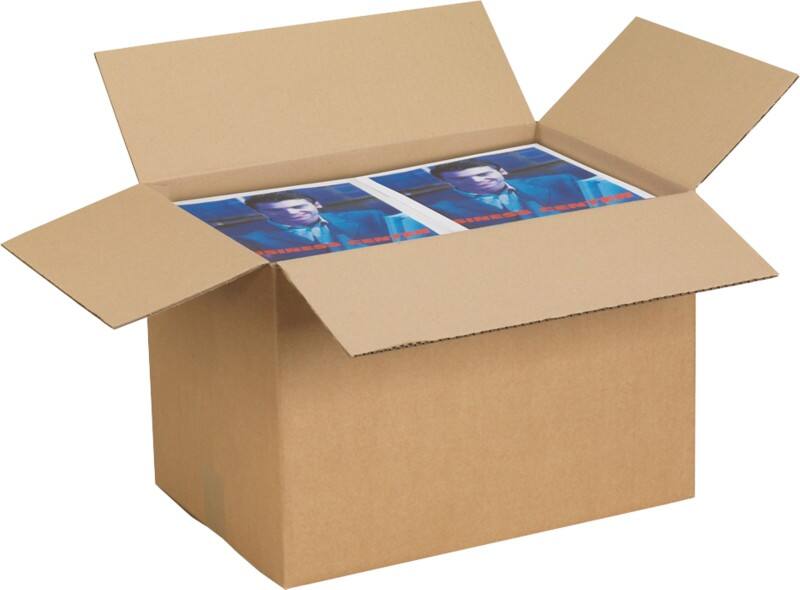 RAJA Corrugated Box Single Wall Corrugated Cardboard 300 (W) x 300 (D) x 430 (H) mm Brown Pack of 25