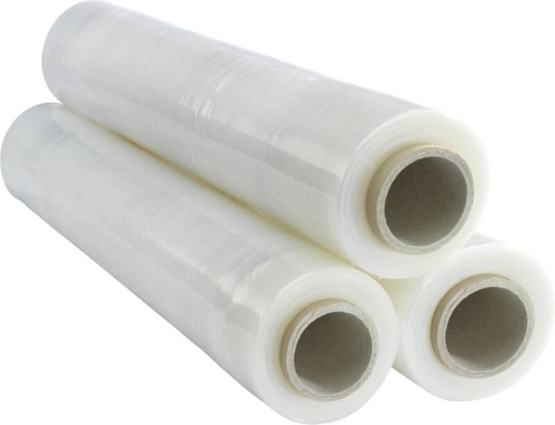 Raja Stretch Film Rolls 500 mm (W) x 300 m (L) 20 Micron Transparent Pack of 6