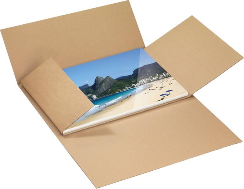 RAJA Book Box Corrugated Cardboard 310 (W) x 430 (H) mm Brown Pack of 50