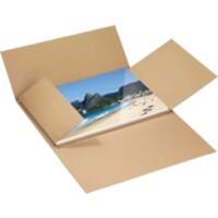 RAJA Book Box Corrugated Cardboard 310 (W) x 430 (H) mm Brown Pack of 50