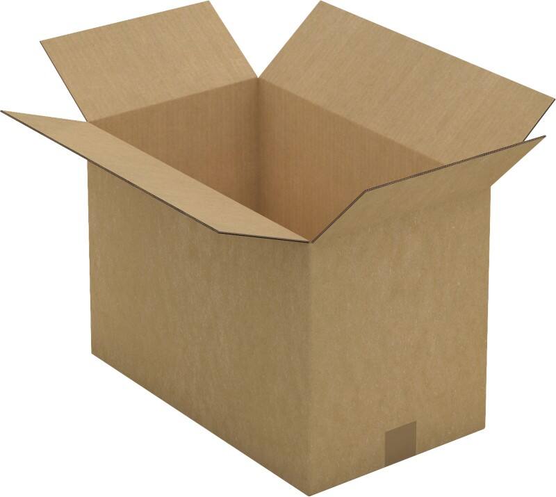 RAJA Corrugated Box Double Wall Corrugated Cardboard 330 (W) x 330 (D) x 457 (H) mm Brown Pack of 10