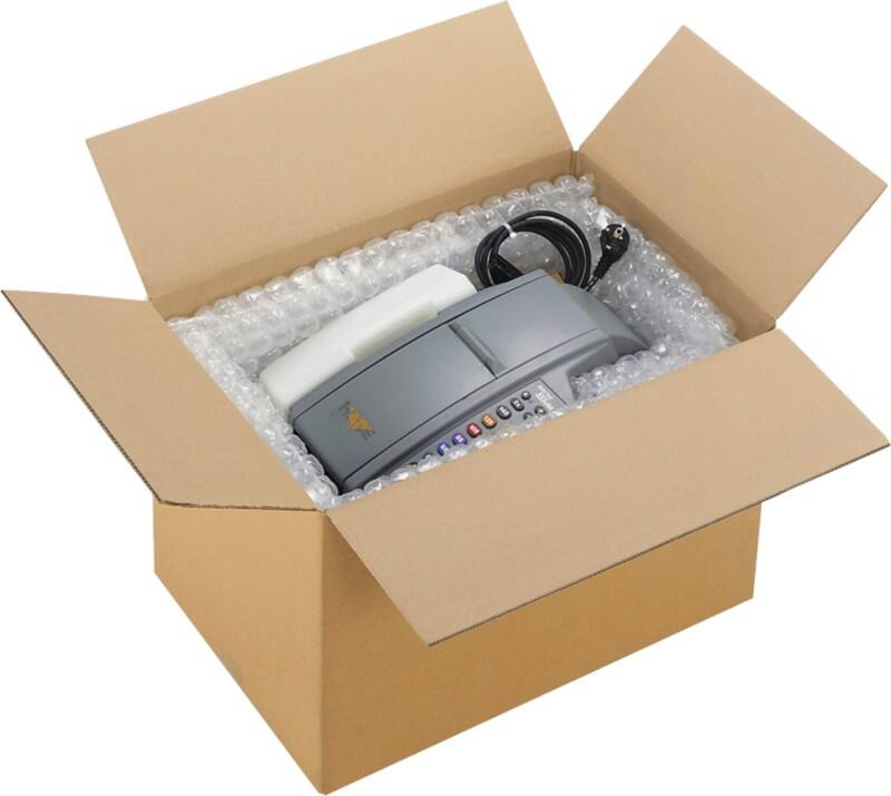 RAJA Corrugated Box Single Wall Corrugated Cardboard 140 (W) x 140 (D) x 200 (H) mm Brown Pack of 15