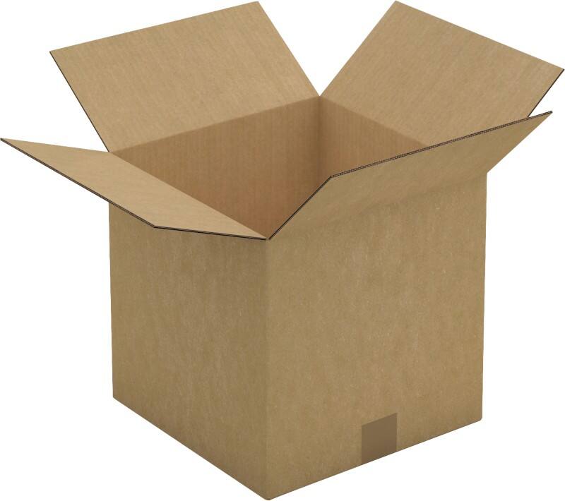 RAJA Corrugated Box Single Wall Corrugated Cardboard 300 (W) x 300 (D) x 300 (H) mm Brown Pack of 15