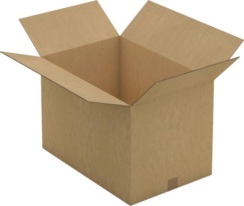 RAJA Corrugated Box Double Wall Corrugated Cardboard 457 (W) x 457 (D) x 610 (H) mm Brown Pack of 10