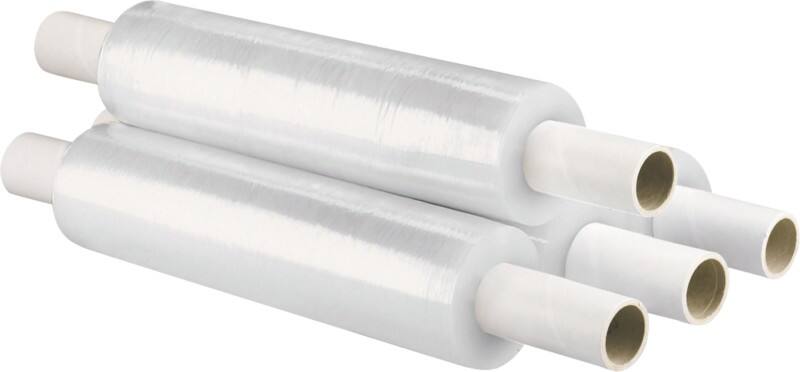 RAJA Stretch Film Wrap 400 mm (W) x 300 m (L) 17 Microns Transparent Pack of 6