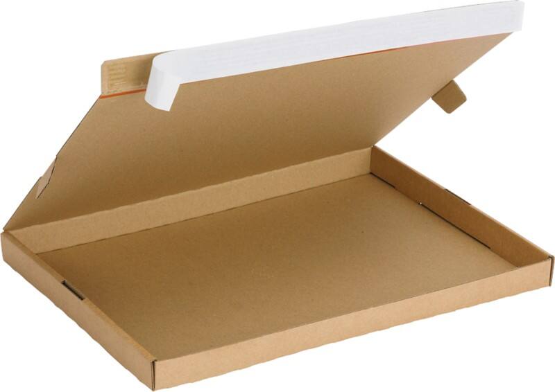 RAJA Corrugated Box Single Wall Corrugated Cardboard 245 (W) x 23 (D) x 335 (H) mm Brown Pack of 10