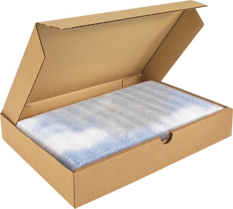 RAJA Corrugated Box Corrugated Cardboard 220 (W) x 50 (D) x 240 (H) mm Brown Pack of 50