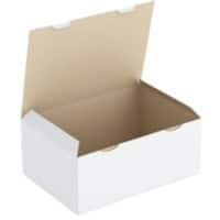 RAJA Corrugated Box Corrugated Cardboard 300 (W) x 180 (D) x 430 (H) mm White Pack of 50