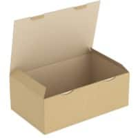 RAJA Corrugated Box Corrugated Cardboard 250 (W) x 150 (D) x 400 (H) mm Brown Pack of 50