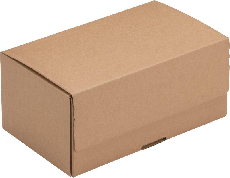 RAJA Corrugated Box Single Wall Corrugated Cardboard 105 (W) x 80 (D) x 180 (H) mm Brown Pack of 15