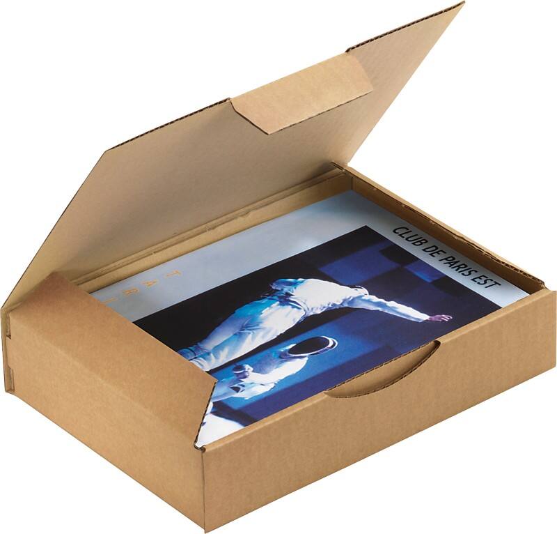 RAJA Corrugated Box Corrugated Cardboard 170 (W) x 50 (D) x 240 (H) mm Brown Pack of 50