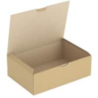 RAJA Corrugated Box Corrugated Cardboard 215 (W) x 100 (D) x 310 (H) mm Brown Pack of 50