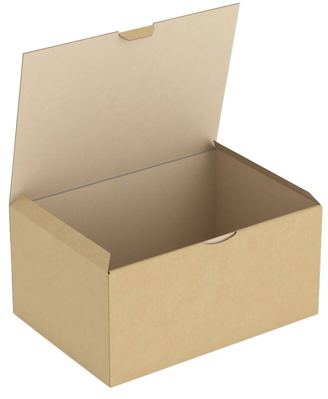 RAJA Corrugated Box Corrugated Cardboard 220 (W) x 150 (D) x 310 (H) mm Brown Pack of 50