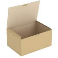 RAJA Corrugated Box Corrugated Cardboard 220 (W) x 150 (D) x 310 (H) mm Brown Pack of 50