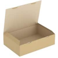 RAJA Corrugated Box Corrugated Cardboard 300 (W) x 120 (D) x 430 (H) mm Brown Pack of 50