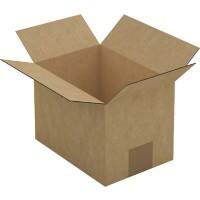 RAJA Corrugated Box Single Wall Corrugated Cardboard 140 (W) x 140 (D) x 200 (H) mm Brown Pack of 25