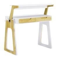 Alphason Sit Stand Desk AW3622 White, Oak 900 x 540 x 1,000 x 760 - 1,010 mm