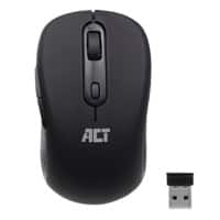 ACT Wireless Mouse Black With USB