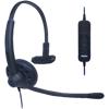 JPL Headset Commander 1 Wired Mono  Over-the-head Noise Cancelling USB Microphone Black