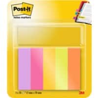 Post-it Index Cards 1.3 x 4.5 mm Assorted 50 Sheets Pack of 5