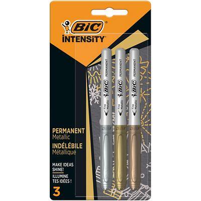 BIC Intensity Metallic Permanent Marker, Fine Point, Bronze